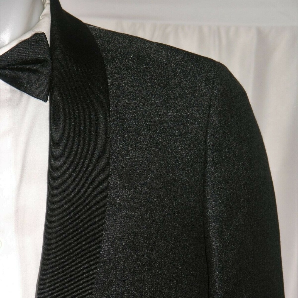 Michael Bastian Gray Melange One Button Shawl Collar Tuxedo 40L NWT